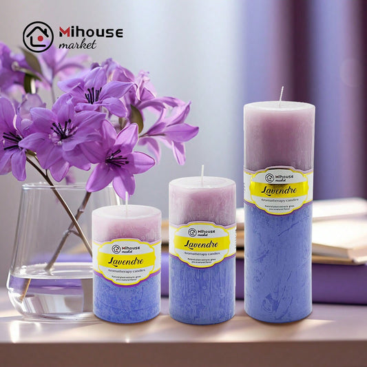 Velas Aromaticas Velas Perfumadas con Aroma Lavanda