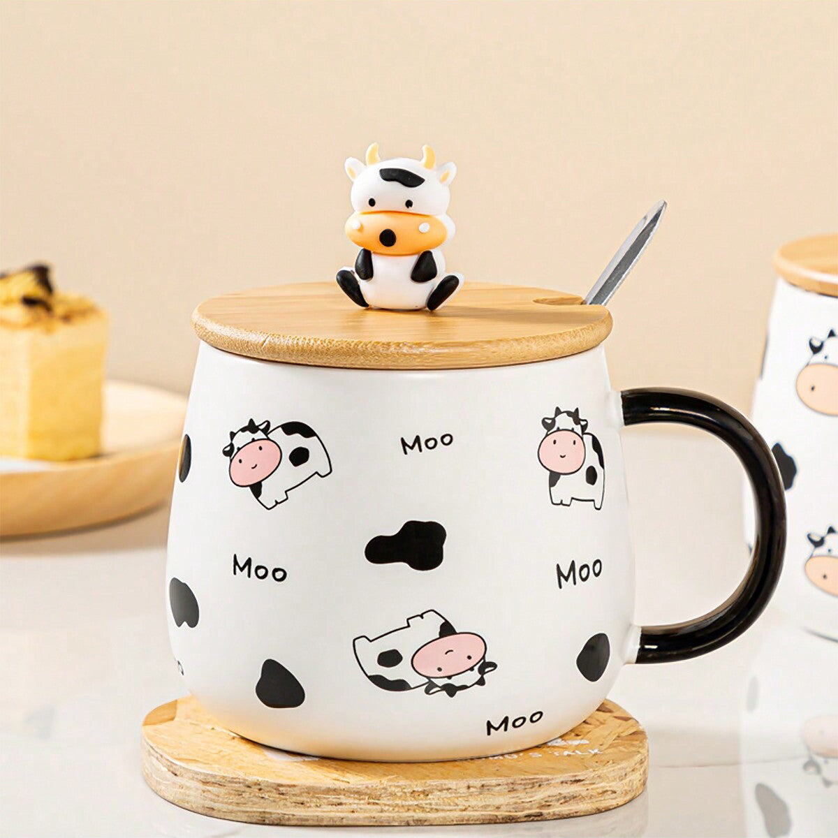 taza mug con diseño vaca